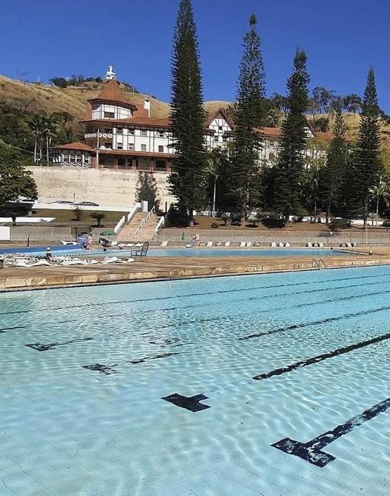 Ferienwohnung Apartamento Aconchegante Centro Águas de Lindóia Exterior foto